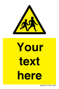 Custom Warning children Sign